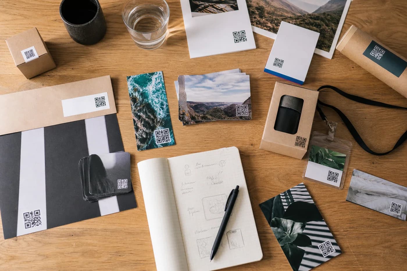 Tiskoviny, obaly i outdoorové formáty s vlastními QR/NFC body.